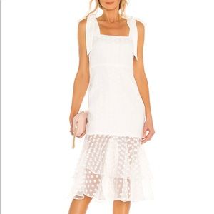 Revolve Day Keeper Midi Dress in White